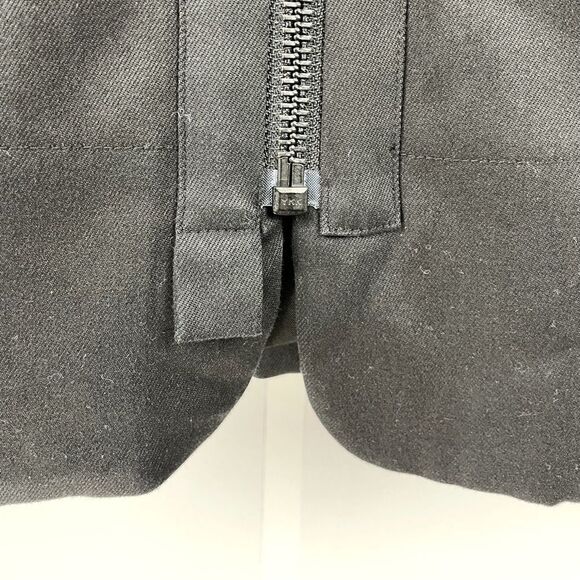 𝅺OAK + Fort Black Cotton Padded Zip Jacket w/ Horizontal Stitch Size M - Picture 6 of 7